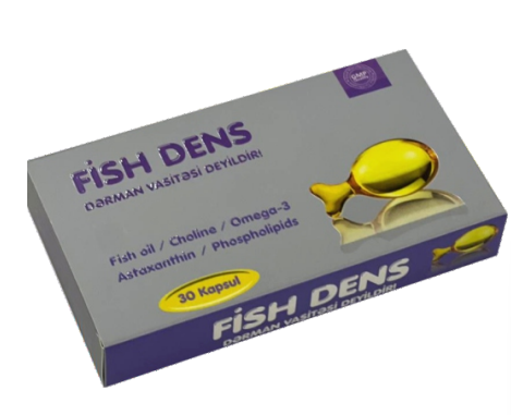 FİSH DENS  (Balıq yağı) 30 kapsul